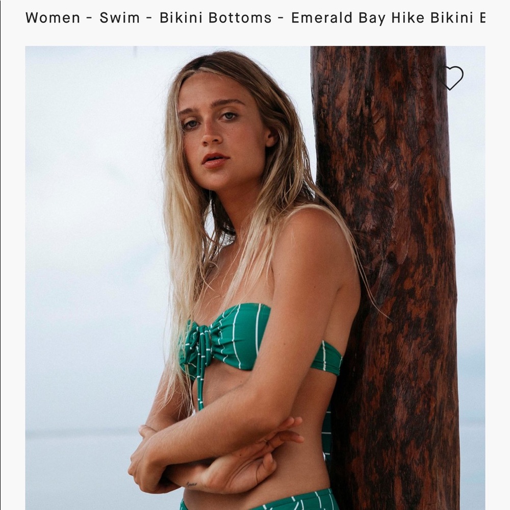 EUC BILLABONG EMERALD BAY BANDEAU TOP